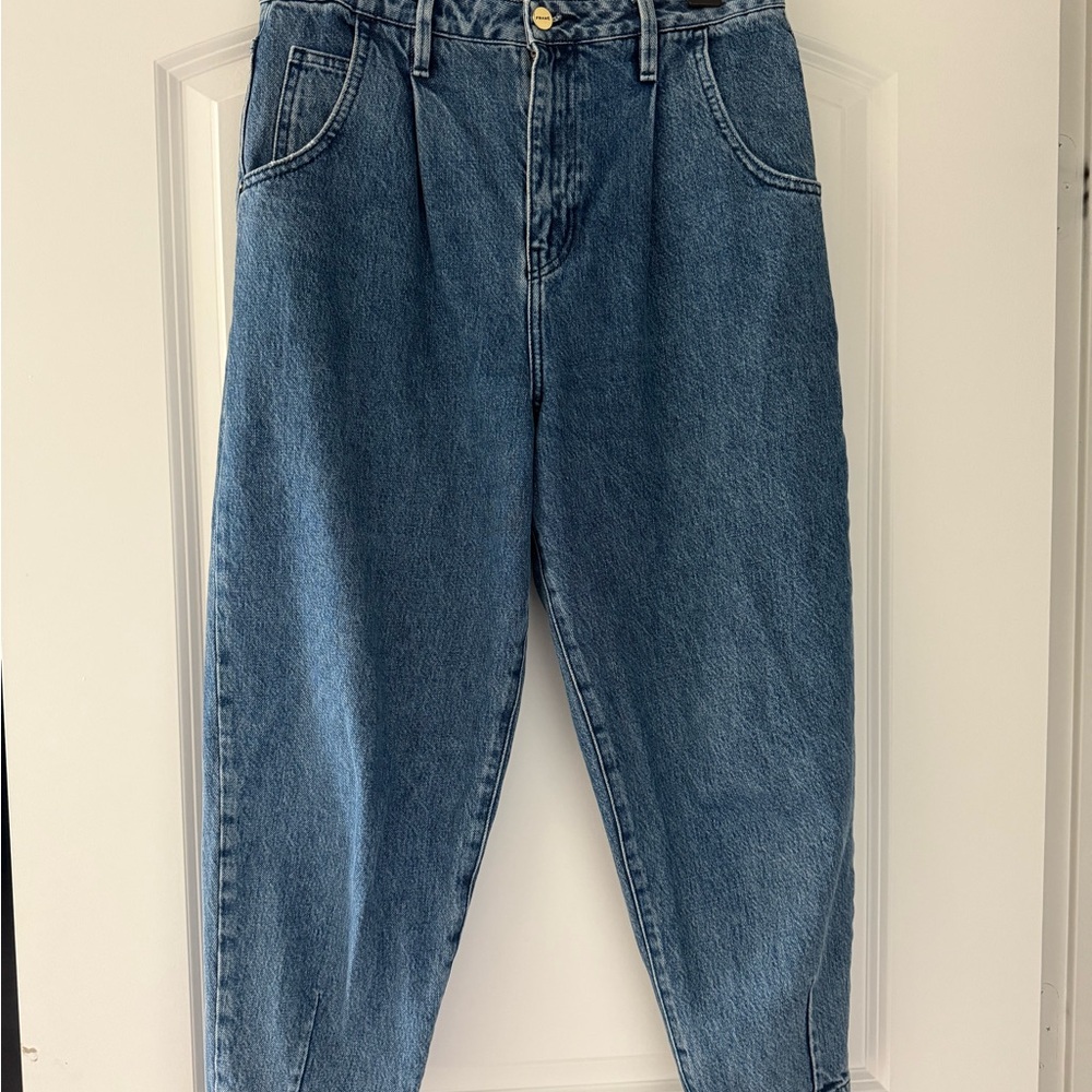 Frame Denim Blue High Rise Jeans good condition - Picture 3 of 5